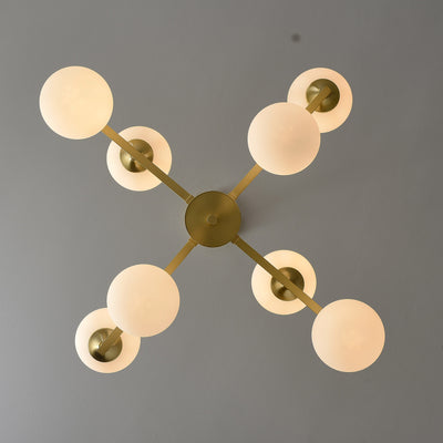 8-Lights Ball Chandelier