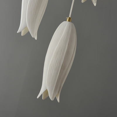 White Bud Modern Chandelier