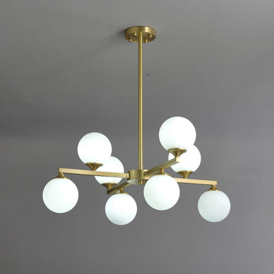 8-Lights Ball Chandelier