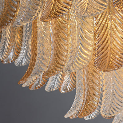 Fireworks bloom round chandelier